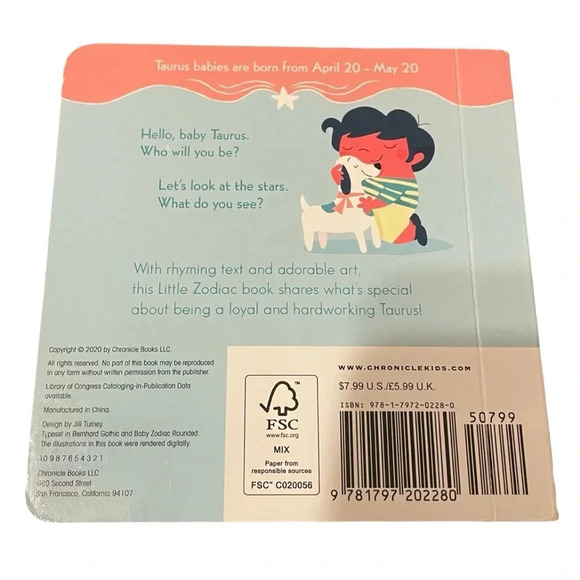 Baby Taurus Board Book - Picture 2 of 4